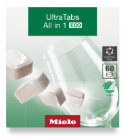 Таблетки для мытья посуды в ПММ Ultra Tabs All in 1 ECO GS CL 0602 T E 60 шт. Miele купить в Самаре | Всегда в наличии! | Артикул 12279150 | Официальный сайт