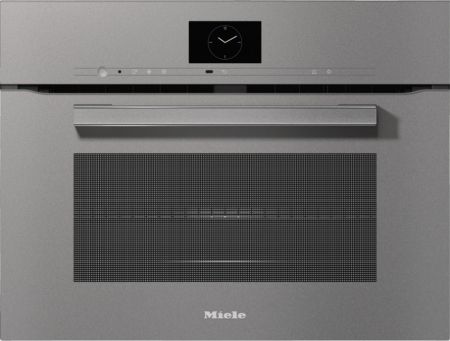 Духовой шкаф с СВЧ H 7640 BM GRGR графитовый серый